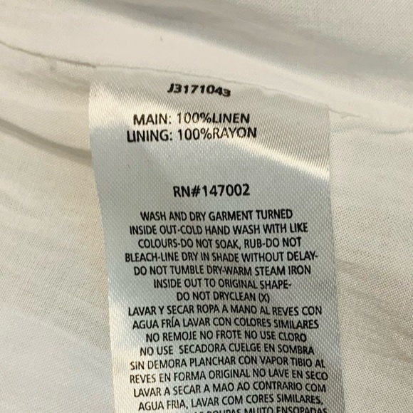 NWT The Jetset Diaries White Linen Shorts - Picture 5 of 5